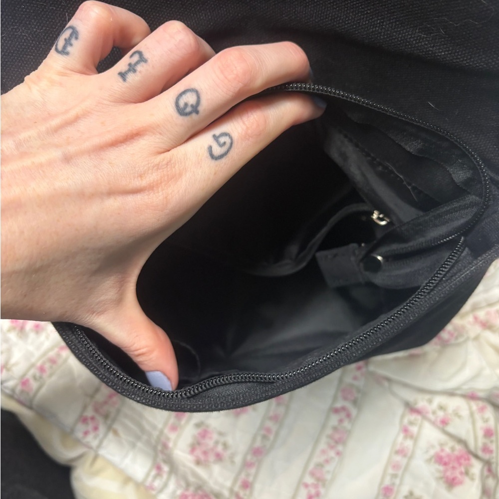 Spirit Board Black Crossbody Bag with matching Planchette Wristlet - Picture 8 of 13